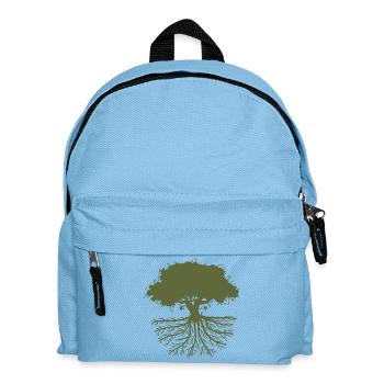 les racines des arbres verts - Sac à dos Enfant - bleu clair - Devant