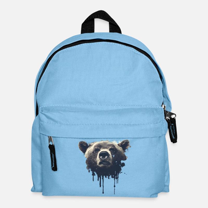 Grizzly - Kinder Rucksack - Hellblau
