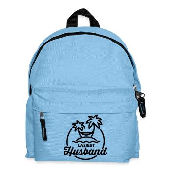 Laziest husband - Kids' Backpack - light blue - Front