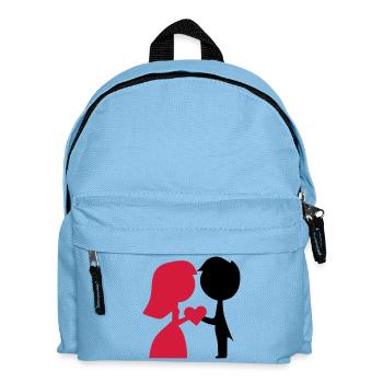 Heiraten - Kinder Rucksack - Hellblau - Vorne