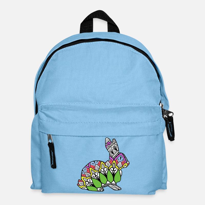 Kaninchen - Kinder Rucksack - Hellblau