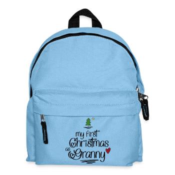 My first Christmas as Granny - Kinder Rucksack - Hellblau - Vorne