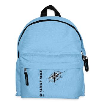 Sylt - Kinder Rucksack - Hellblau - Vorne