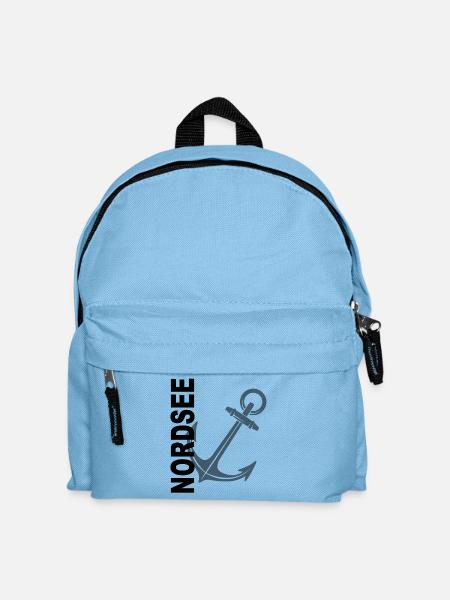 Nordsee - Kinder Rucksack - Hellblau