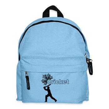 Star-Cricketspieler - Kinder Rucksack - Hellblau - Vorne