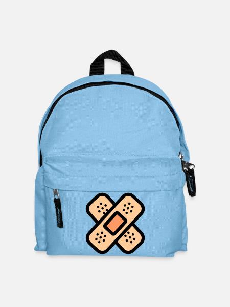 Gips gekreuzt - Kinder Rucksack - Hellblau