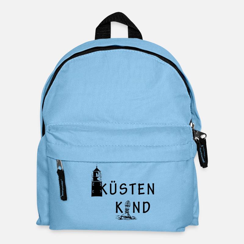 Küstenkind - Kinder Rucksack - Hellblau