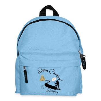 Camino de Santiago- Buen Camino - Kids' Backpack - light blue - Front