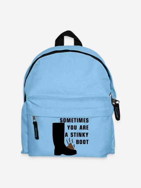 Sometimes you are a stinky boot - Kinder Rucksack - Hellblau