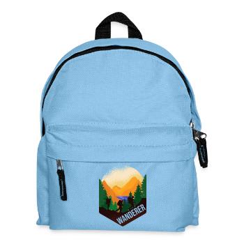 Wanderer - Kinder Rucksack - Hellblau - Vorne