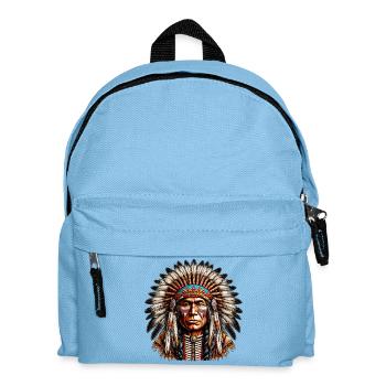 American Indian American Red Skin - Kids' Backpack - light blue - Front