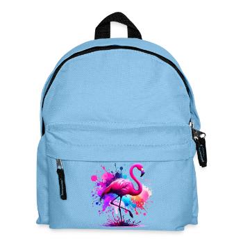 Flamingo - Kids' Backpack - light blue - Front