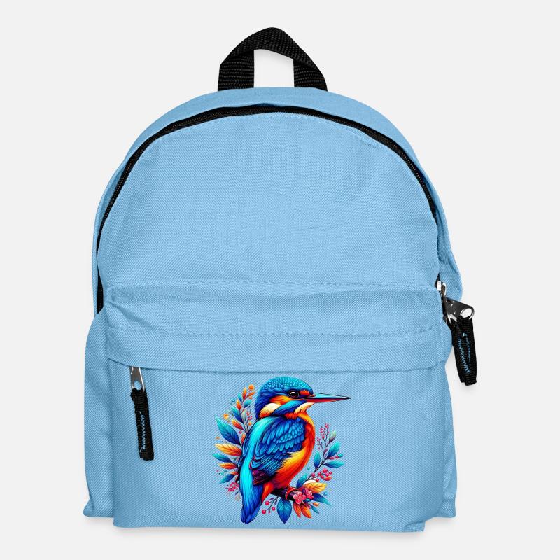 Eisvogel - Kinder Rucksack - Hellblau