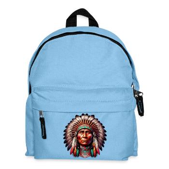 American Indian American - Kids' Backpack - light blue - Front