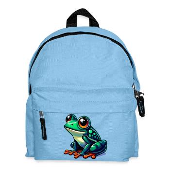 Frog - Kids' Backpack - light blue - Front