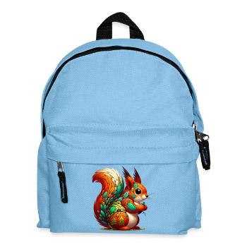 Squirrel - Kids' Backpack - light blue - Front