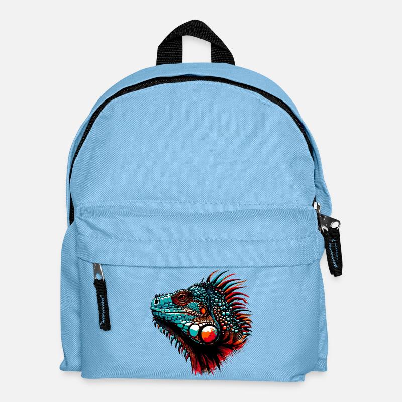 Iguana - Kids' Backpack - light blue