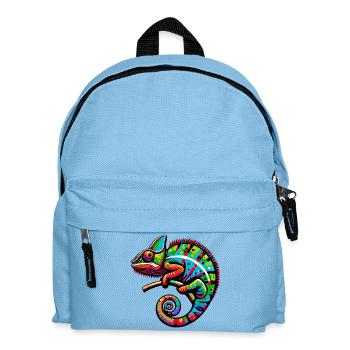 Chameleon - Kids' Backpack - light blue - Front