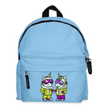 Unicorn Ski Après Ski - Kids' Backpack - light blue - Front