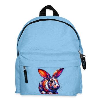 Rabbit - Kids' Backpack - light blue - Front