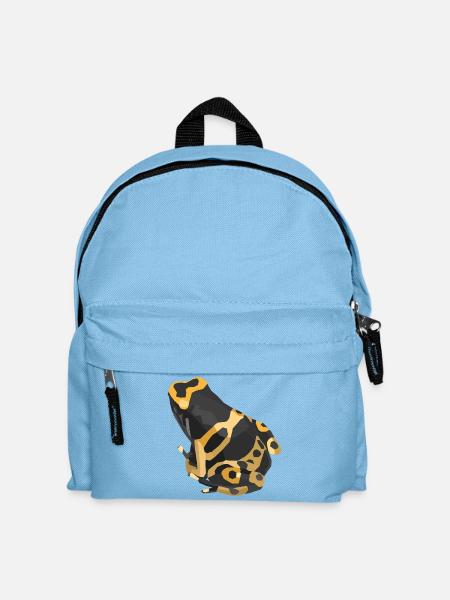 Hummelfrosch Geometrisches Design - Kinder Rucksack - Hellblau