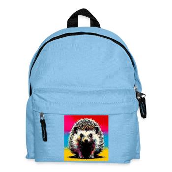 Igel - Kinder Rucksack - Hellblau - Vorne