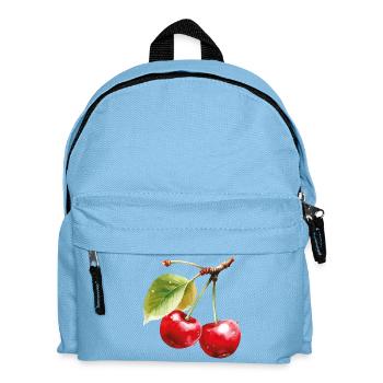 Cerises sur feuilles - Sac à dos Enfant - bleu clair - Devant