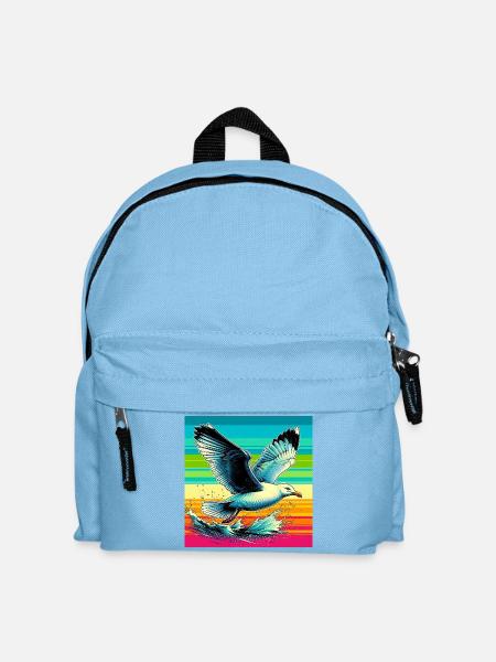 Möwe - Kinder Rucksack - Hellblau