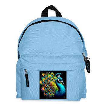 paon - Sac à dos Enfant - bleu clair - Devant
