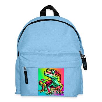 Gecko - Kids' Backpack - light blue - Front