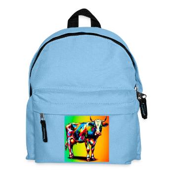 vache - Sac à dos Enfant - bleu clair - Devant