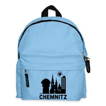 Chemnitz Landmark Silhouette - Kids' Backpack - light blue - Front