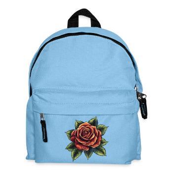 Fleur de rose - Sac à dos Enfant - bleu clair - Devant