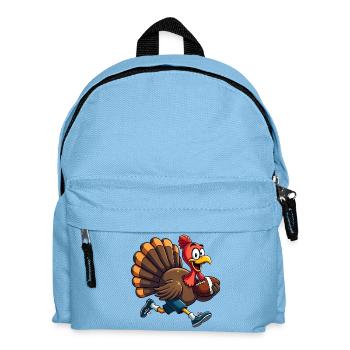 Thanksgiving Football Truthahn - Kinder Rucksack - Hellblau - Vorne