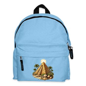 Pyramid Temple - Kids' Backpack - light blue - Front