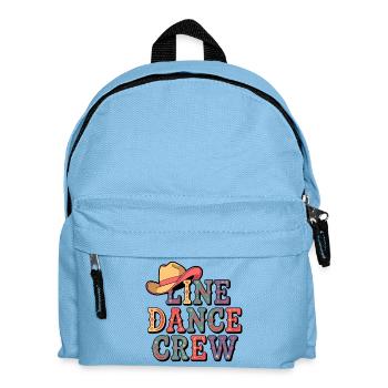 Équipe de danse en ligne - Sac à dos Enfant - bleu clair - Devant