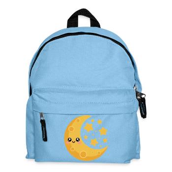 Lune et étoiles - Sac à dos Enfant - bleu clair - Devant