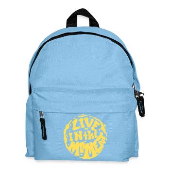Lebe im Moment - Kinder Rucksack - Hellblau - Vorne