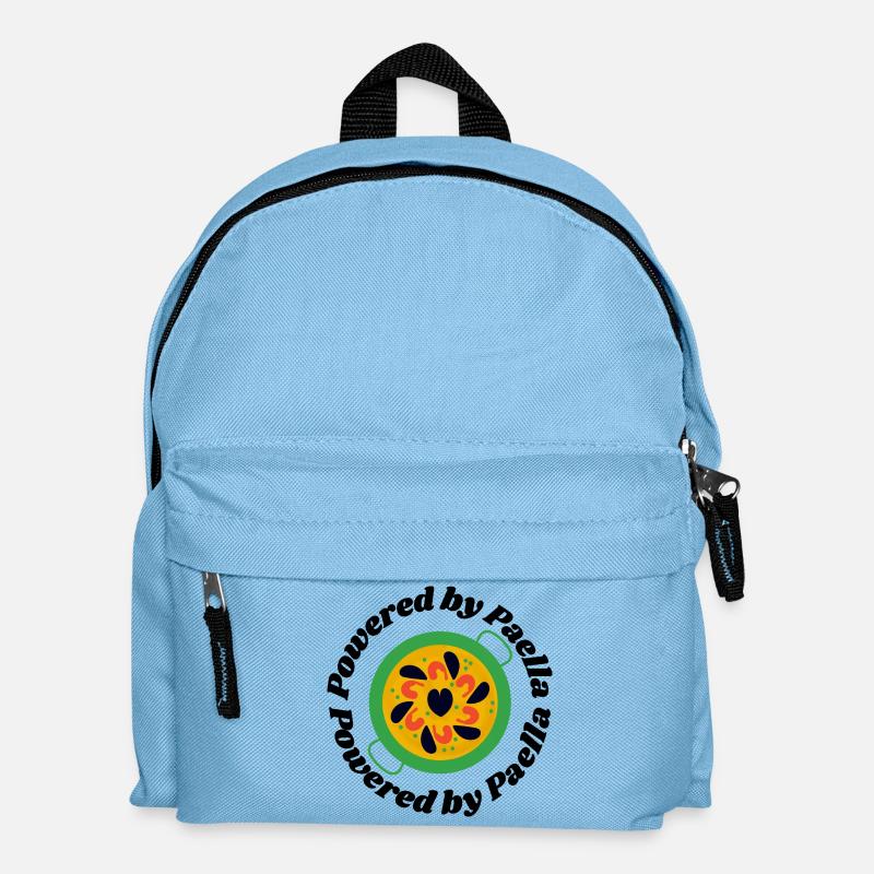 Paella Spanien - Kinder Rucksack - Hellblau