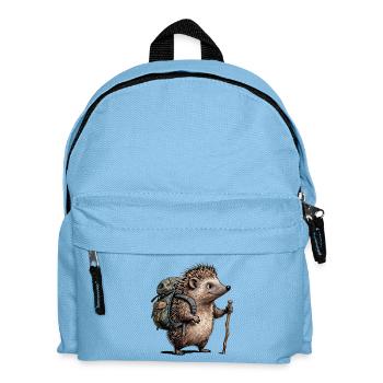 Wanderigel mit Rucksack - Kinder Rucksack - Hellblau - Vorne