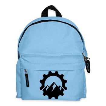 Plateau de montagne – Logo du vélo VTT - Sac à dos Enfant - bleu clair - Devant
