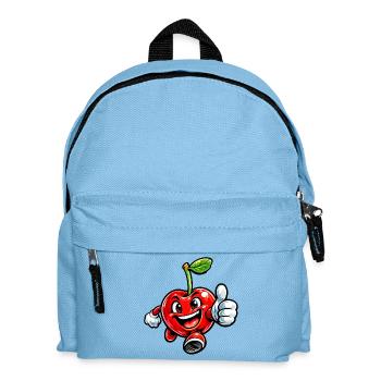Cherry thumbs up - Kids' Backpack - light blue - Front