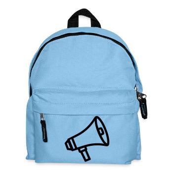 mégaphone - Sac à dos Enfant - bleu clair - Devant