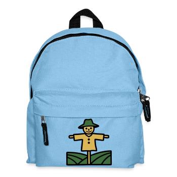 Scarecrow Field Icon - Kids' Backpack - light blue - Front