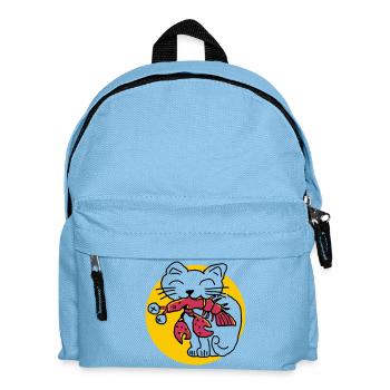 CancerCat - Kinder Rucksack - Hellblau - Vorne