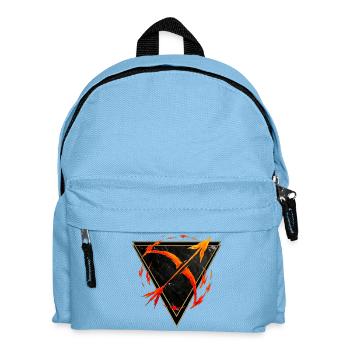 Feuerzeichen Schütze – Tierkreis von Kék-Ina - Kinder Rucksack - Hellblau - Vorne