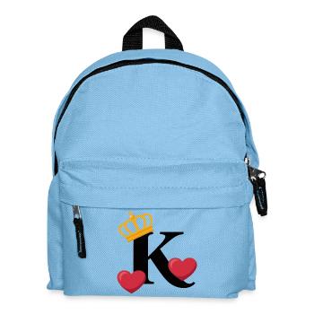 King of Hearts - Kids' Backpack - light blue - Front