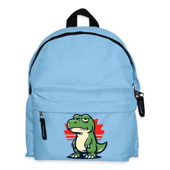 Chill Dinosaur Mood Grumpy - Kids' Backpack - light blue - Front