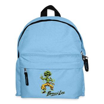 BroccoLee Kampfsbrokkoli - Kinder Rucksack - Hellblau - Vorne