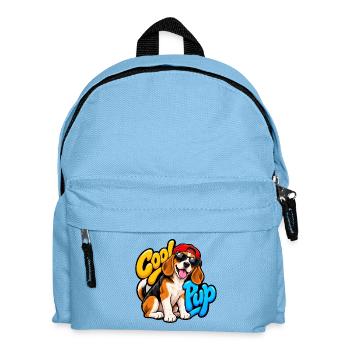Beagle - Kinder Rucksack - Hellblau - Vorne